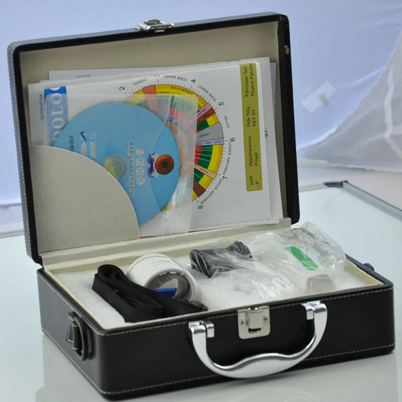

NEW 12MP USB Iriscope Iris Analyzer Iridology camera with pro Iris Software, White