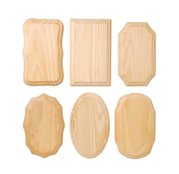 blank wooden shapes