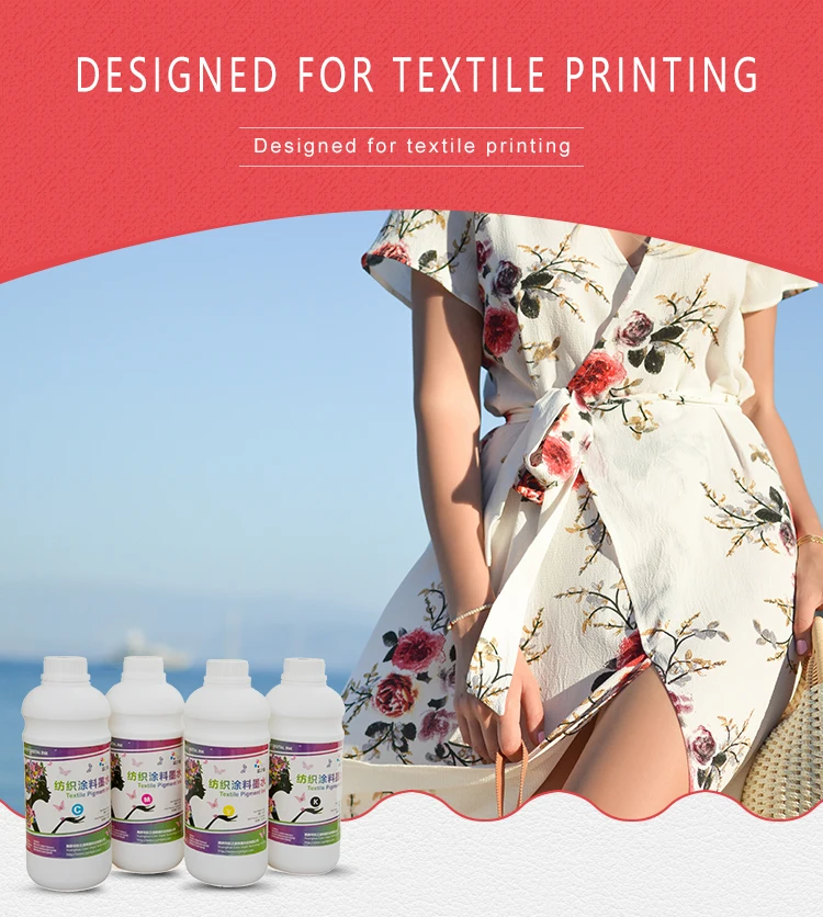 Textile Pigment Ink For Digital Printing And Dtg Textile Ink Buy Pure Cotton Printing Pigment