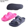 EVA Two Colorful Strap Ladies Slide Sandal Outdoor Anti-Slip Soft Slippers