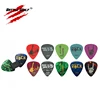 0.50mm-1.14mm 10pcs Different Designs Celluloid and Acetal Material Picks With a Guitar String Holder