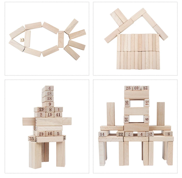 Yunhe Classic Toy Wooden Connecting Building Blocks Buy Wooden