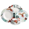 Home decor living art dinner set Tropical crockery set dinnerware