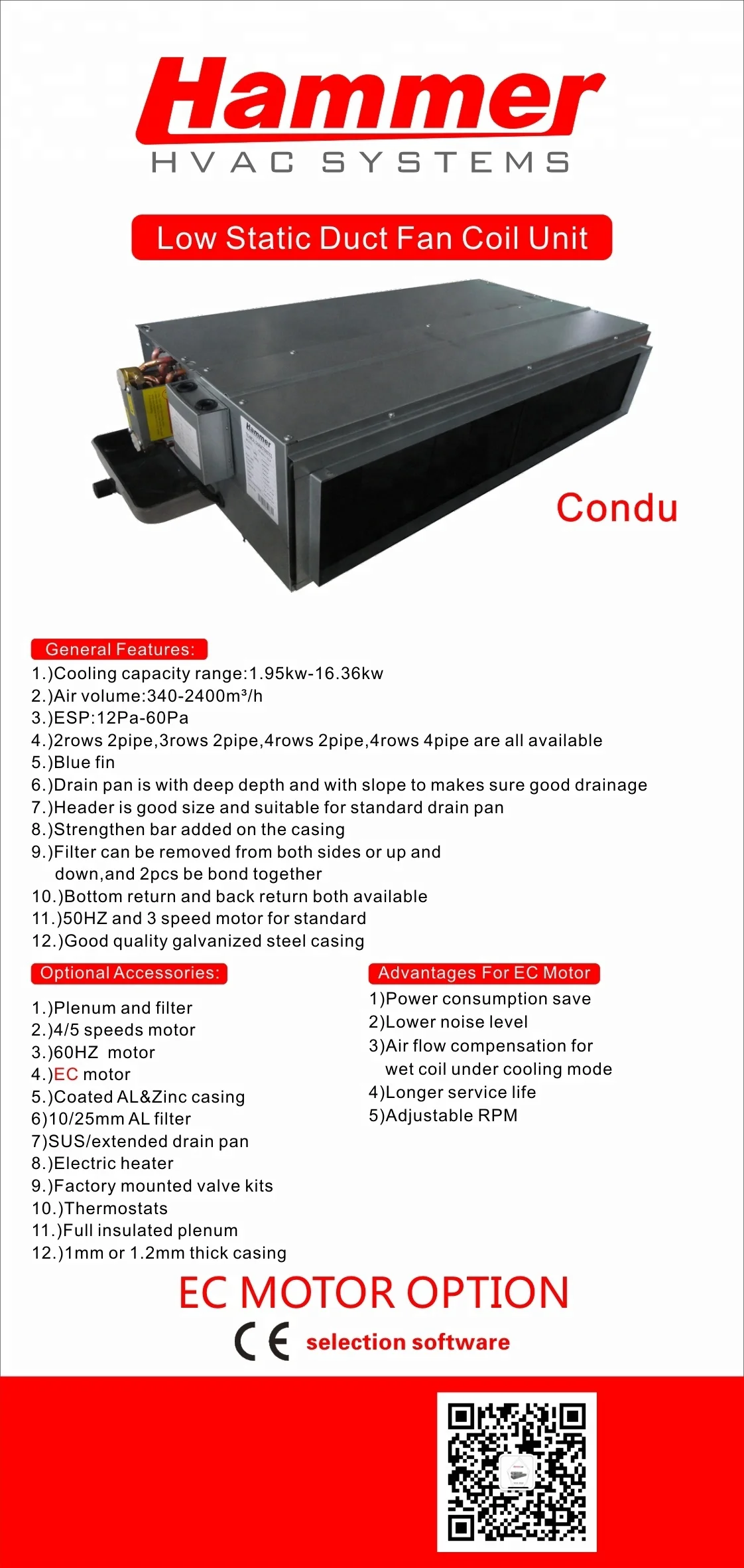 Vertical Montado De La Bobina Del Ventilador Unidad De Pie China La bobina del ventilador del motor de la unidad de