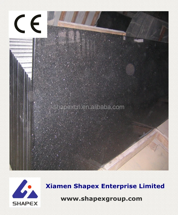 Good Quality Absolute Black Galaxy Granite Prices India Black Galaxy Granite Prices India