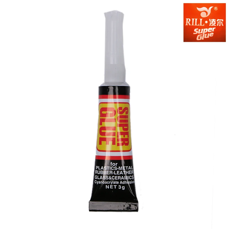 
factory hot sale cheaper super glue 12pcs black blister card 