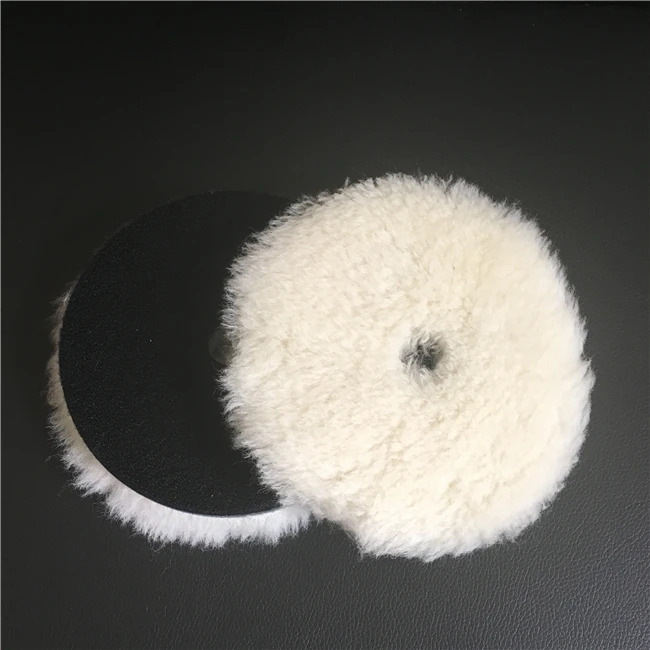 

5 Inch 100% genuine lambswool Polishing Pad