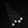 2018 Authentic 925 Sterling Silver Earring White Hetian Drop Flower Dangle Long Earrings For Women Fashion Fine Jewelry