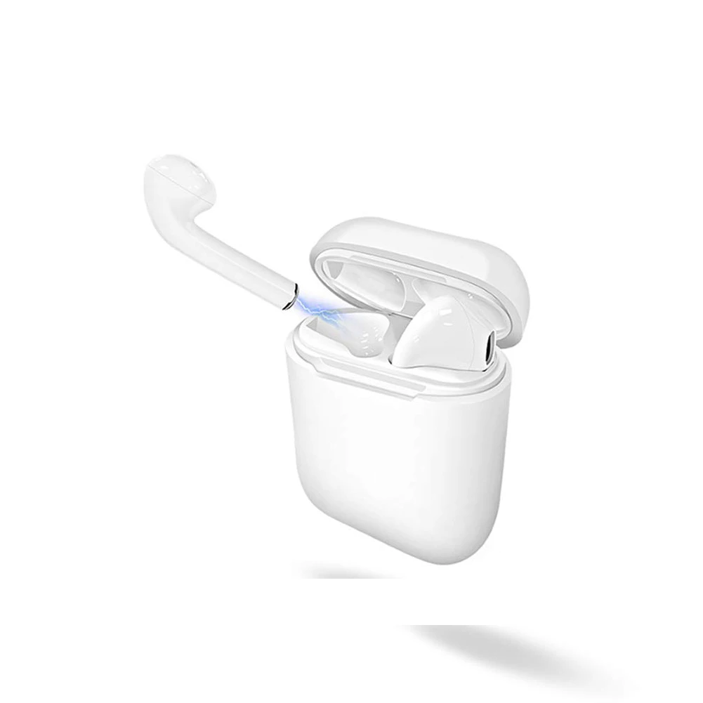 

Innovative product portable in ear mini TWS wireless earphone wireless headset earphone V5.0, White