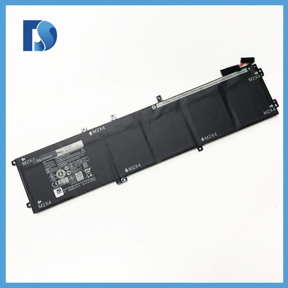 

BK-Dbest 11.4v 84WH Laptop Battery 4GVGH for Dell 15-9550-D1828T 1P6KD T453X, Black