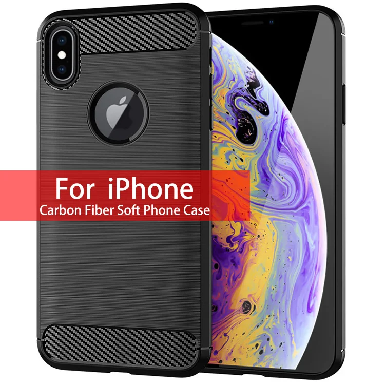 

Hot selling 100% carbon fiber protective phone case for iPhone 6 7 8 x xs max plus
