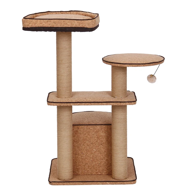 Manufacturer customized Cat tower scratcher post fabric for cat tree