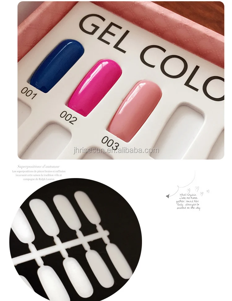 Risesun Nail Polish Color Chart Display Book Risesun Nail Polish Color Chart Display Book