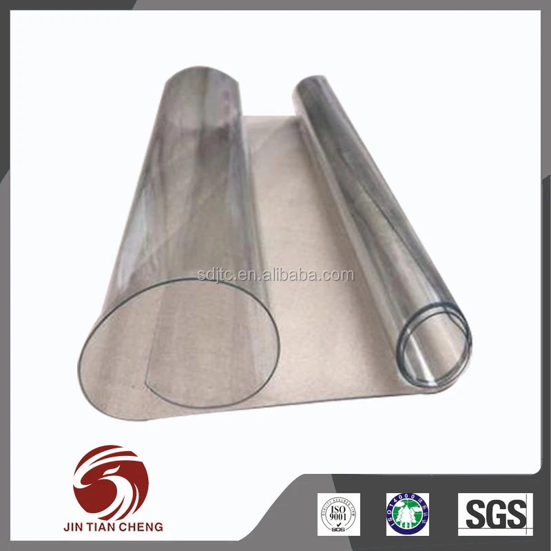 Clear Plastic Transparent PVC Sheet Waterproof 0.4mm 0.5mm 1mm 2mm 3mm 4mm  Thick