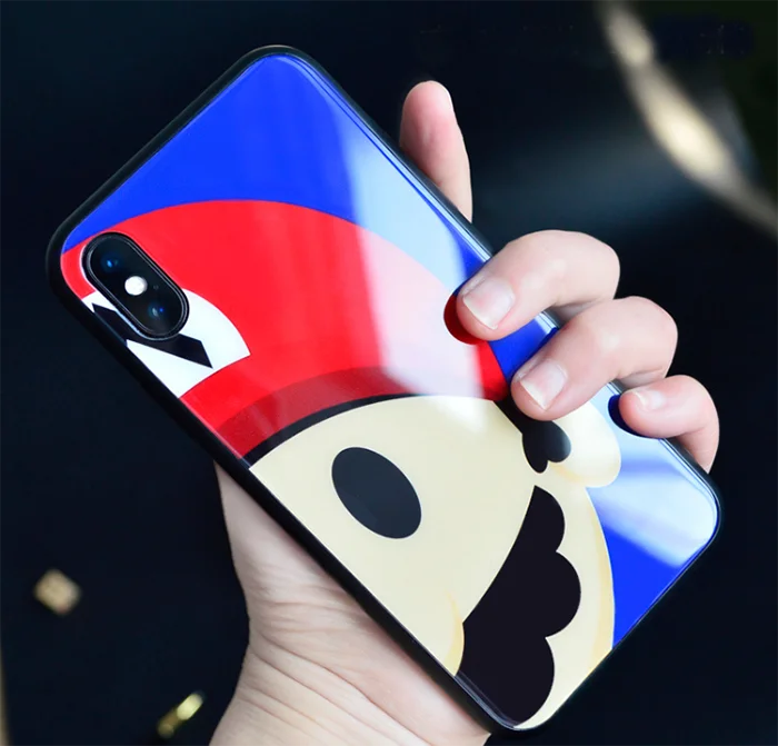 

New Fantastic Tempered Glass cell phone case for iPhoneX xs max