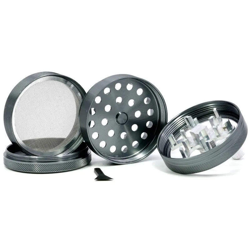 Diameter 63mm Manual Weed Grinder Tobacco Herb Grinders With Custom