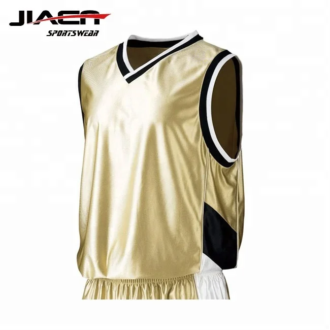 gold basketball jersey