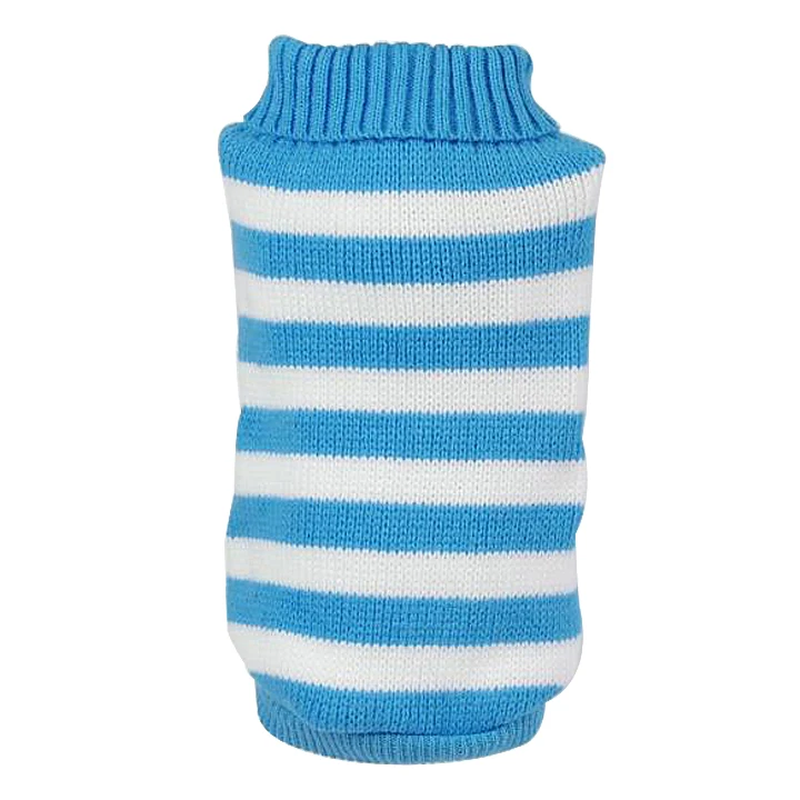 

High Quality Pet Coat Jumpers Warm Stripe Wool hand knit Dog Cat Sweater