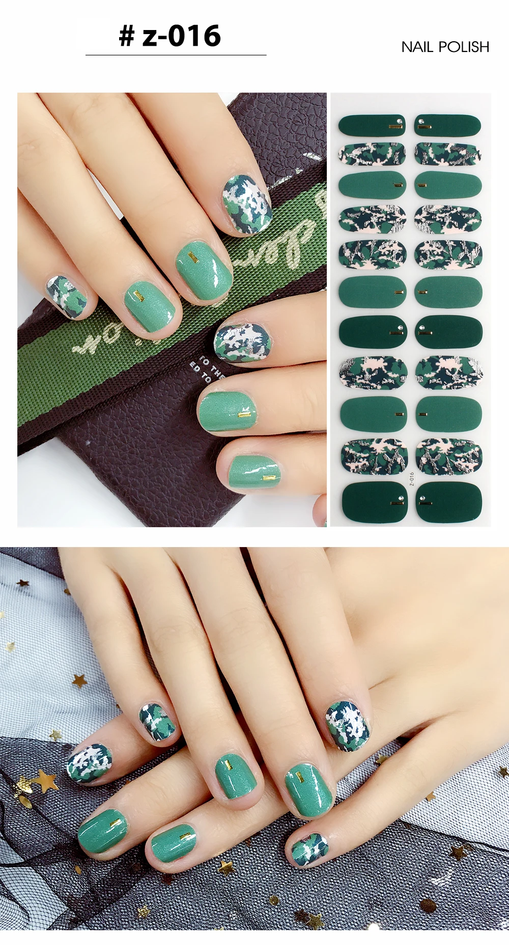 Hot Sale Wholesale Custom Nail Wraps Nail Art Decoration Sticker,Nail