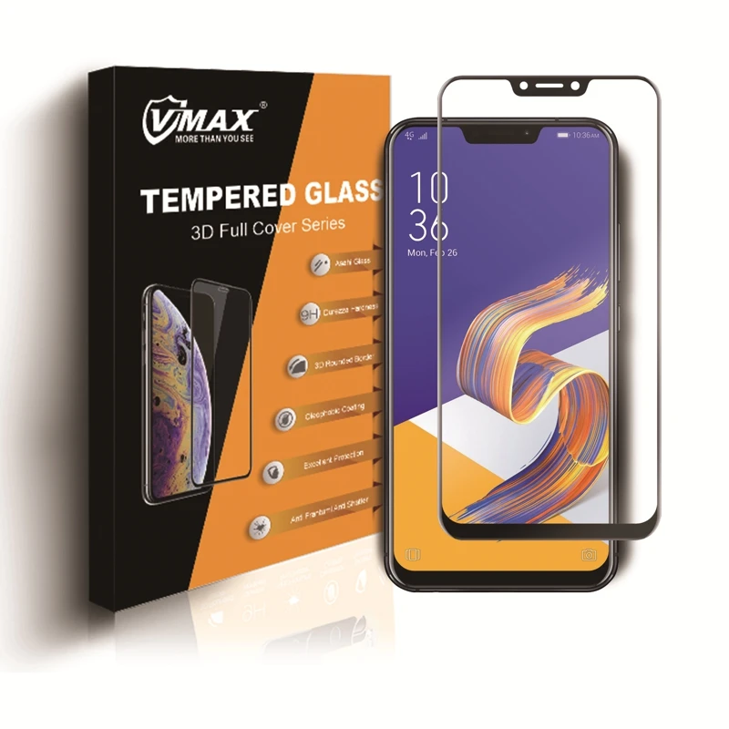 

nano flexible tempered glass film for asus zenfone 5z screen protector