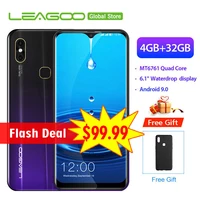 

2019 Latest Mobile Phones Leagoo M13 4GB 32GB 6.1 inch Android 9.0 MTK6761 Quad Core 3g 4g Smartphone Watch Phone