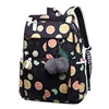 New Trendy Polyester Customized Acceptable Daily Used Usb Travel School Backpack For Female