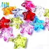 XULIN Wholesale transparent mixed color little star acryilc heart beads