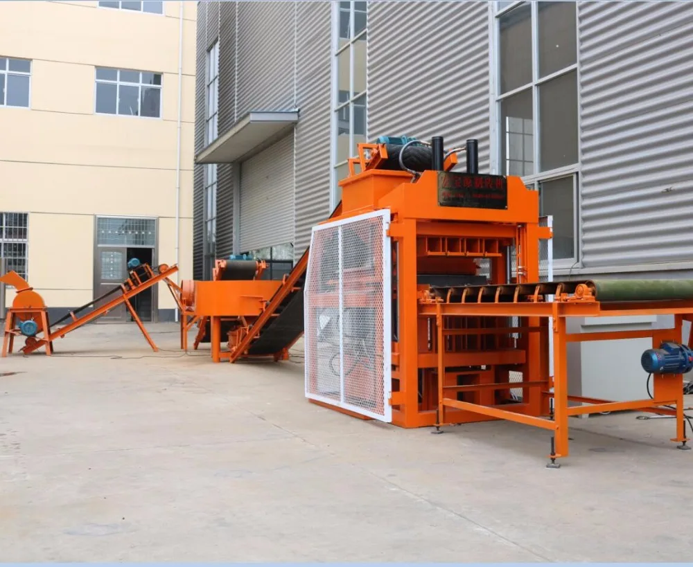 Automated Clay Brick Molding Machine Hby 410 Super Myib Compressed