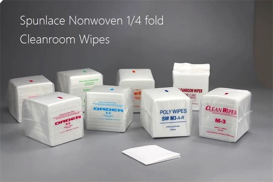 Cleanroom Nonwoven Lint Free Cleaning Wipes X5 80viscose+20polyester