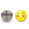 2019 Hot Selling Emjoy Creative Expression Glass Magnetic Round Fridge Magnet