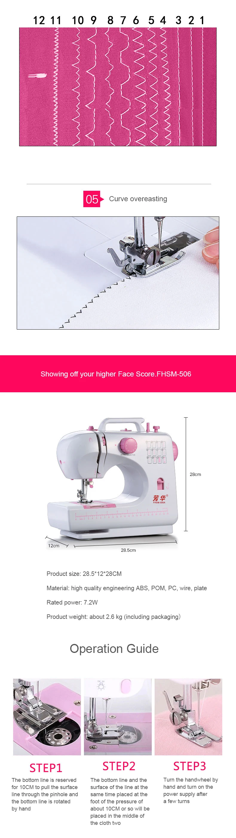 Fhsm506 Used Flat Lock Industrial Sewing Machine For Clothes Buy