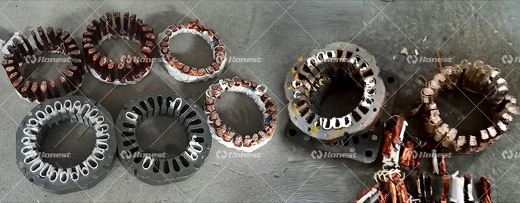 Scrap Motor Stator Coil Winding Dismantling Recycling Machine