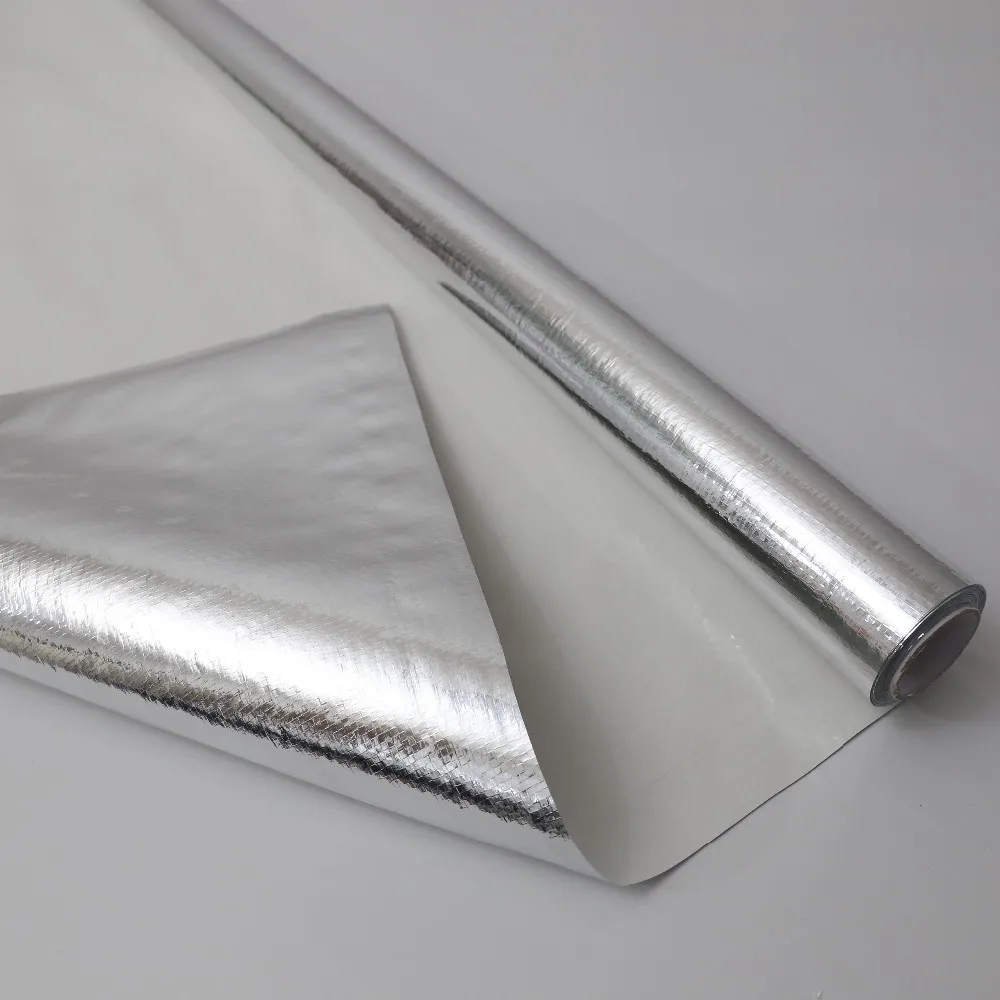 Tissu Tissé Réfléchissant En Mylar,Feuille D'aluminium Mylar Mm