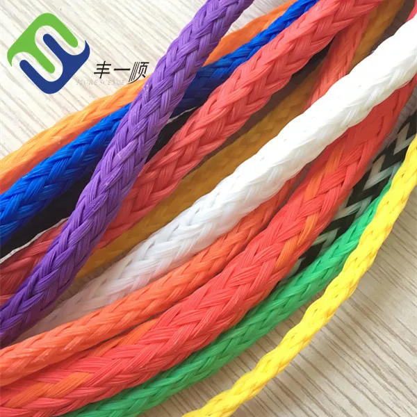 8 Strands Hollow Braided Polyethylene Rope 1/4"x600ft Hot Sale