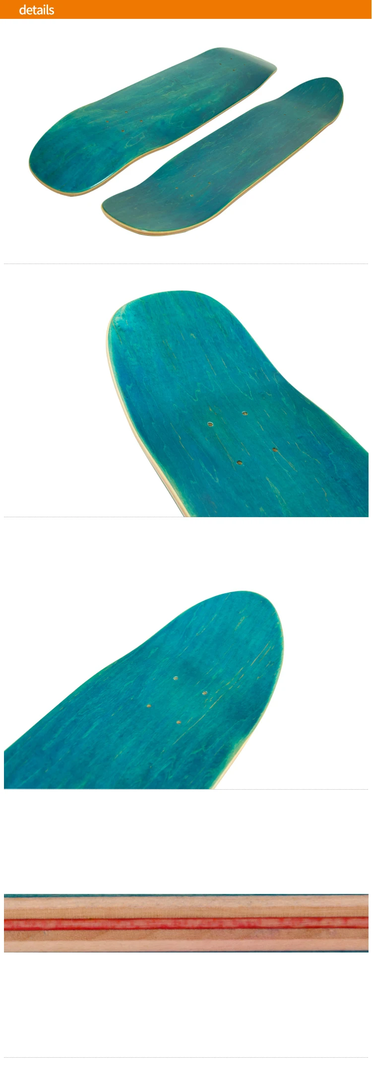 Custom Uncut Skate Wooden Blank Skateboard Deck For U Shape Pool Buy Skateboard Deck Blank
