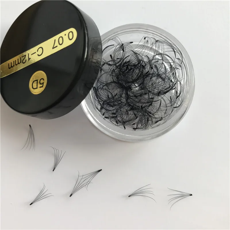 

Kingstar 5d loose russian volume fans bulk premade lashes 5d loose lashes
