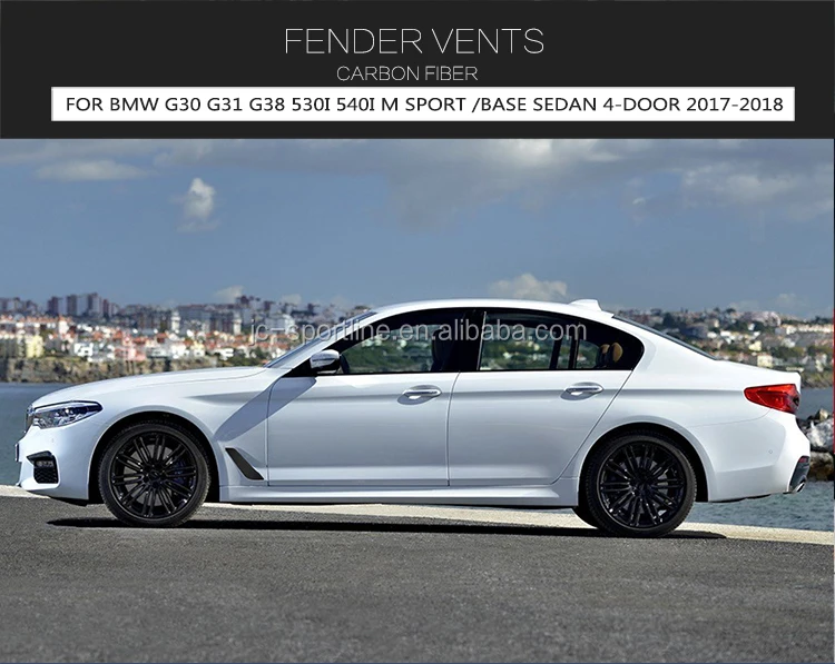 Carbon Fiber G30 G31 G38 Fender Vents For Bmw 530i 540i 550i M Sport 17