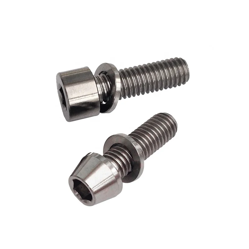 
Factory price M6 Titanium Bolt Hex Head Race Flange T bolts 
