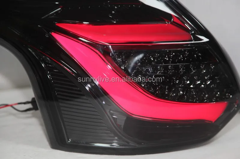 for Focus 3 LED Strip Tail Lamp for FORD Hatchback 2012-2014 year Smoke Black TW