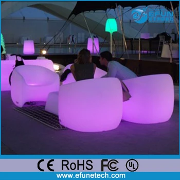 Outdoor Illuminated Bar Furniture Led Mood Light Up Color Changing Outdoor Illuminated Bar Furniture Led Mood Light Up Color Changing Single Sofa