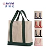 Best Heavy Shopper Logo Green Canvas Tote Bag