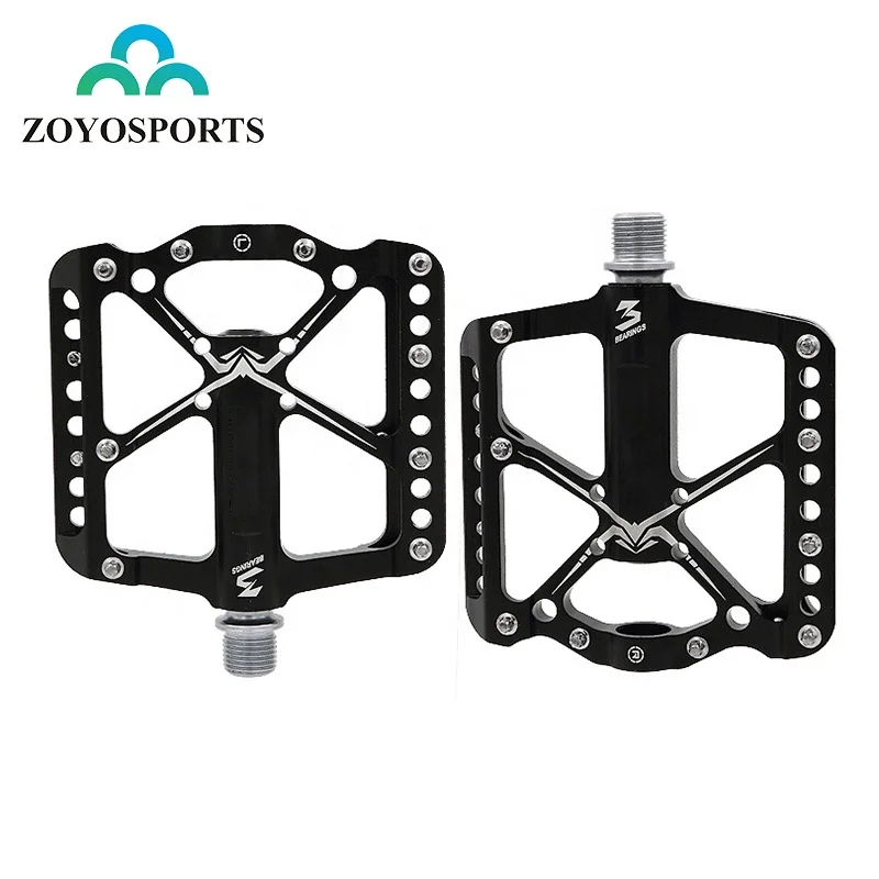 

2019 ZOYOSPORTS HOT Sale MTB Ultralight Bike Bicycle Pedals Mountain Road Bike Pedal Cycling Aluminum Alloy Hollow Pedal, Black, white, green, red, blue or as your request