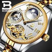 

Binger 1175 Z Switzerland Mechanical Watches Luxury Brand Wristwatch Waterproof Men Sapphire Watch