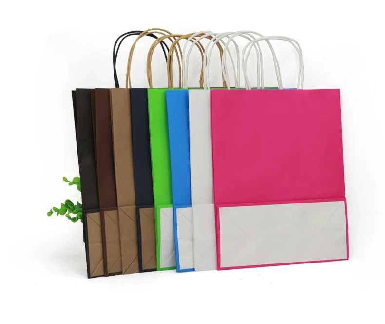 new design gift paper shopping bag with handle