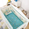 Newest 100% Organic Cotton 10 pieces Baby Crib Bedding Set With Bumpers