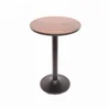 Quality Furniture Black Colored Powder Coated Cast Iron Outdoor Use Bar Table