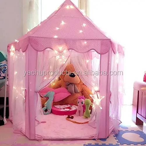 
Wholesale New Design High Quality Girls Play Princess Castle Tents For Kids 