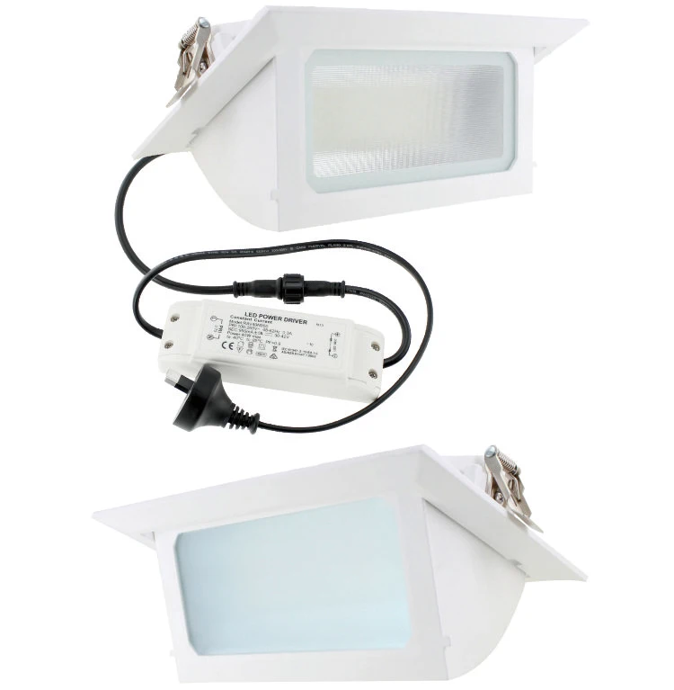 3 year warranty CE Rohs high lumens 40W 50W rectangular recessed led ceiling lights