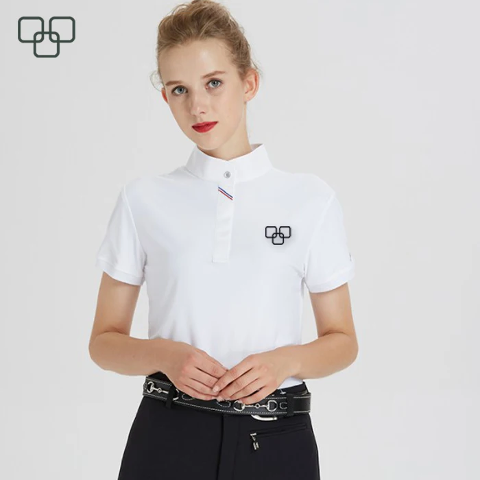 2018 High Quality Equestrian Horse Riding Custom Women Show Shirts