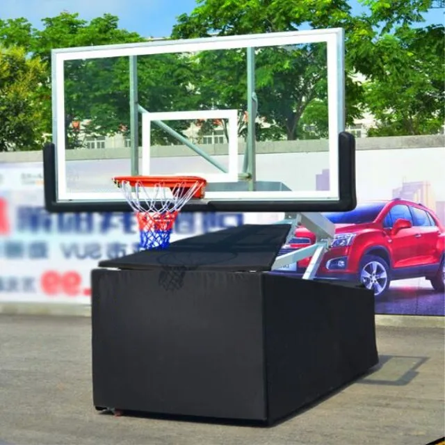 

Black color portable basketball hoop movable basketball hoop adult basketball hoop